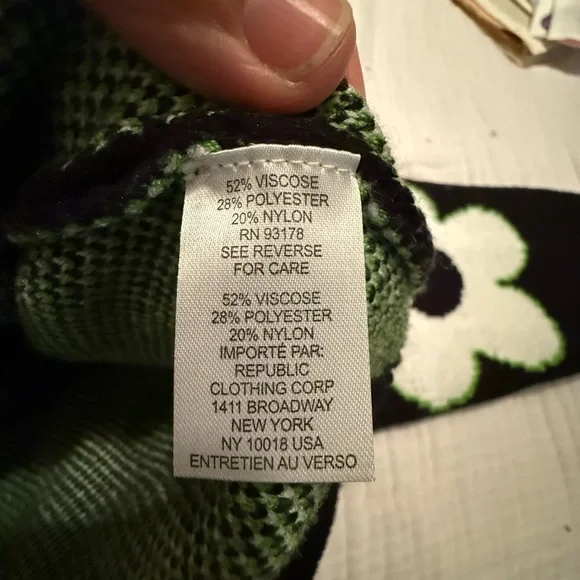 Industry Black Daisy Cardigan - Picture 5 of 6